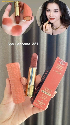 Son Lancôme L'absolu Rouge 221 Dramatised Nude Màu Đỏ Nâu
