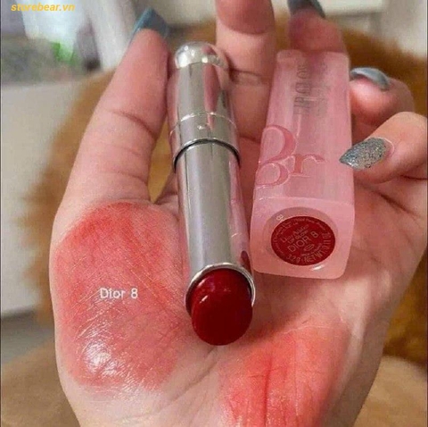 SSon Dưỡng Dior Addict Lip Glow Màu 8 Màu Đỏ Gạch
