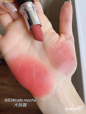 Son Mac Ximal Matte Lipstick 683 Cafe Mocha Matte - Tone Cam Pha Nâu Đất