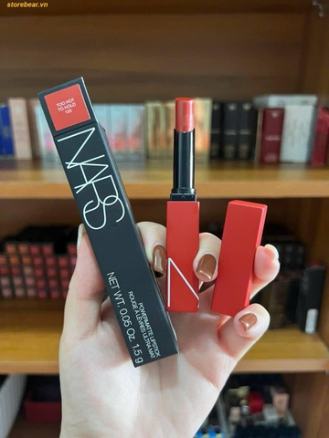 Son Nars PowerMatte Lipstick Ultra Mat 133 Too Hot To Hold - Màu Đỏ Cam Đất