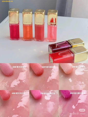 Son dưỡng Guerlain KissKiss Bee Glow Oil Màu 258 Rose Glow