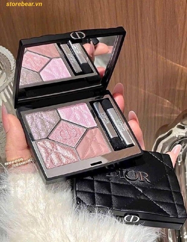 Phấn Mắt Dior Diorshow 5 Couleurs 855 Rose Moiré - Fullbox