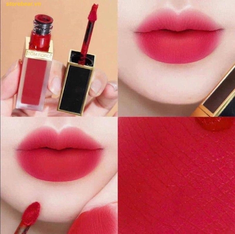 Son Kem Tom Ford 127 Temptress Màu Đỏ Hồng - Fullbox