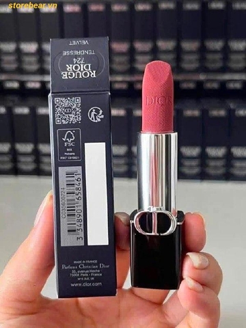Son Dior Rouge Matte 724 Tendresse – Màu Hồng Cam Đất