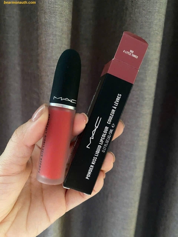 Son kèm MAC 998 Sorry Not Sorry Màu CAM CHÁY