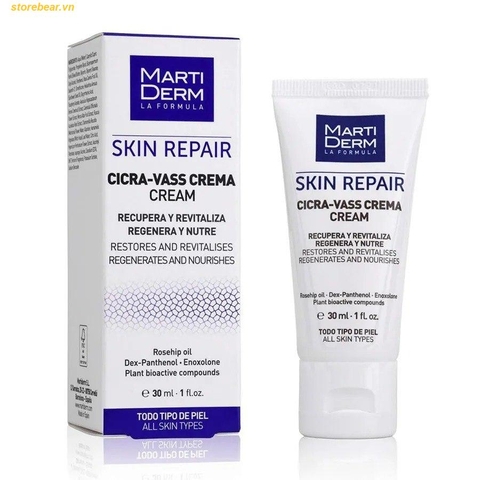 Kem Dưỡng Hỗ Trợ Phục Hồi Da Martiderm Repair Cicra Vass Cream 30ml
