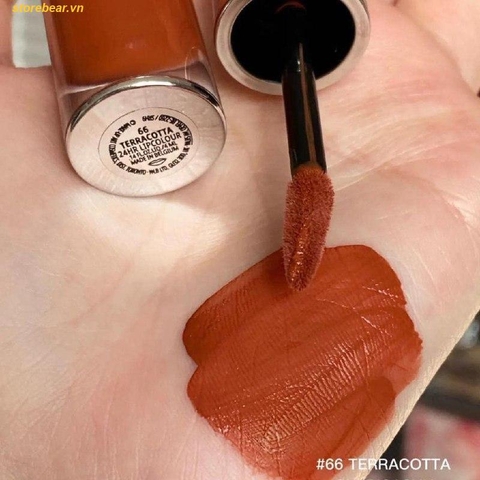 Son Kem MAC Locked Kiss Ink 24HR Lipcolour – Shade 66 Terracotta Màu Cam Cháy