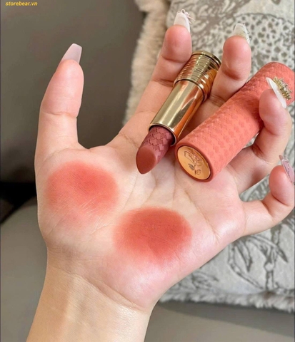 Son Lancôme L'absolu Rouge 221 Dramatised Nude Màu Đỏ Nâu