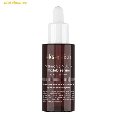 Serum giảm mụn, xóa thâm Ekseption Hyaluronic Niacin 75ml