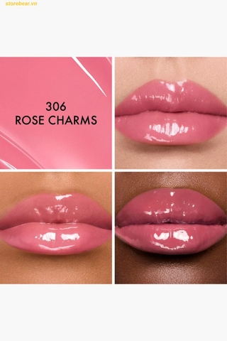 Son Dưỡng Dior Addict Glass Ultra-Shine and Hydrating Lip Gloss Stick 306 Rose Charms