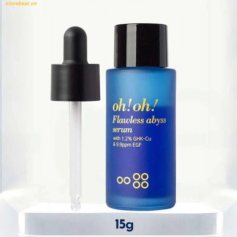 Tinh Chất Hỗ Trợ Làm Giảm Sẹo Lõm Oh!Oh Flawless Abyss Serum 15g