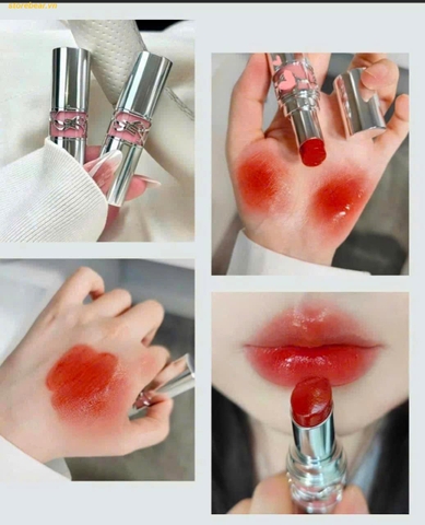 Son YSL Rouge Volupte Candy Glaze Lip Gloss Stick 80 Glowing Lava