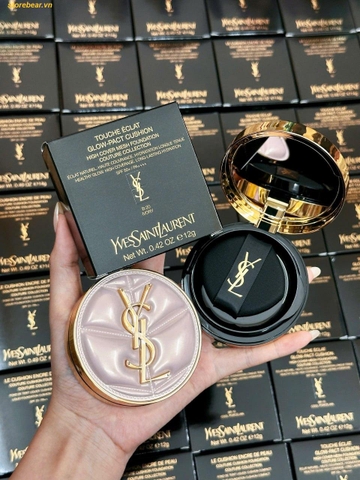 Phấn Nước YSL Le Cushion Encre De Peau Limited Vỏ Da Hồng - Tone BR10 & B20