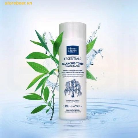 Nước Cân Bằng Làm Sạch Chứa BHA MartiDerm Essentials Balancing Toner 200ml