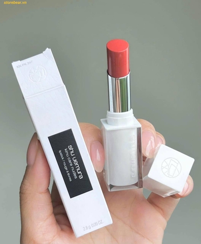 Son Dưỡng Có Màu Shu Uemura PK347 Delicate Dusk Kinu Care Nudes Tone Cam Đất