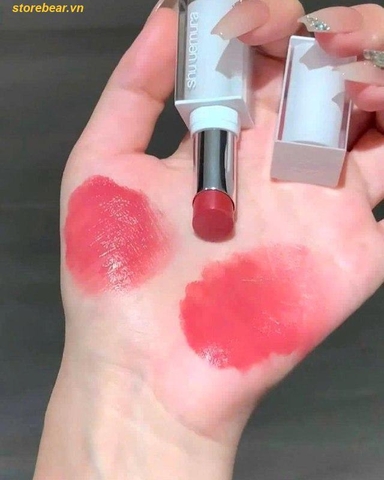 Son Shu Uemura Kinu Care Nudes Lipstick – Màu 958 Đỏ Cam Pha Hồng Nhẹ
