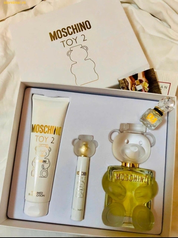 Set Nước Hoa Gấu Trắng Moschino Toy 2