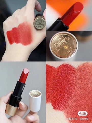 Son Hermes 75 Rouge Amazone - Màu Đỏ Thuần Ánh Cam