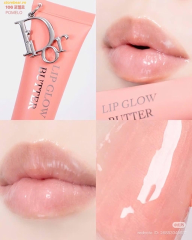Son Dưỡng Dior Addict Lip Glow Butter 106 Pomelo Màu Nude