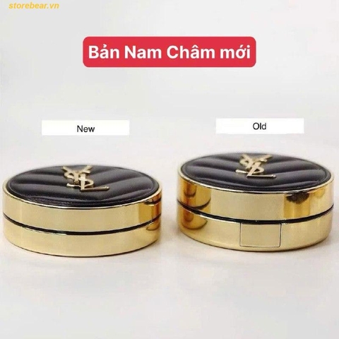 Phấn Nước Cushion YSL Le Cushion Encre De Peau Luminous Matte Cushion Foundation 14g Fullbox (Nắp Nam Châm) - Tone 10