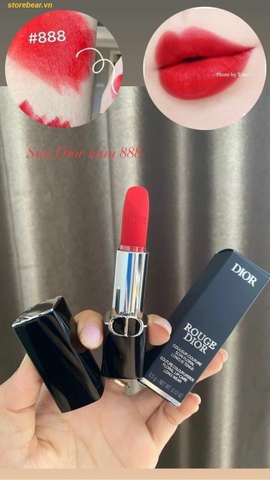 Son Dior 888 Strong Red Velvet Limited Lunar - Fullsize Fullbox