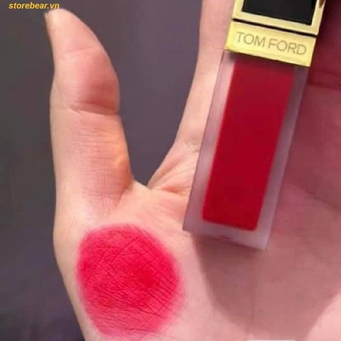 Son Kem Tom Ford 127 Temptress Màu Đỏ Hồng - Fullbox