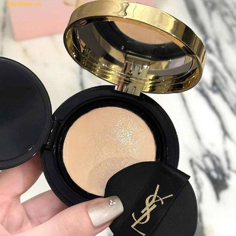 Phấn nước Cushion YSL limited (vỏ hồng xanh) - 𝐁𝟏𝟎 Trắng Sáng, 𝐁𝟐𝟎 Trắng Tự Nhiên
