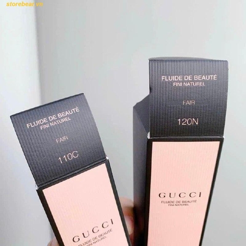 Kem Nền GUCCI Fluide De Beauté Fini Naturel Foundation Fair 30ml - 110c Trắng Sáng, 130w Trắng Tự Nhiên