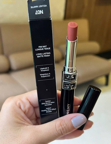 Son Lì Givenchy Le Rouge Velvet Matte Lipstick N07 Enfant Terrible - Fullbox