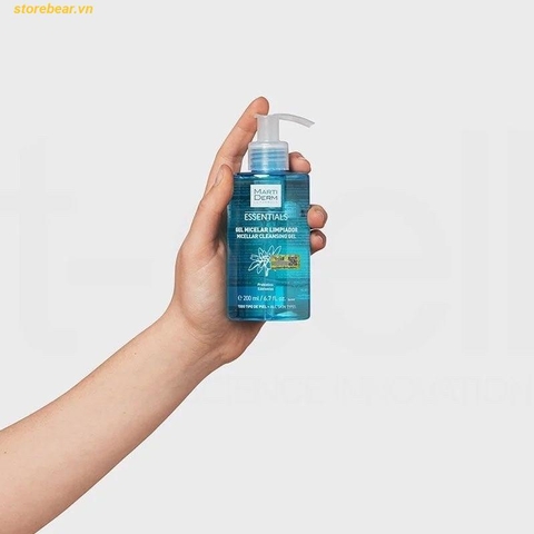 Gel Rửa Mặt Cho Mọi Loại Da - Martiderm Essentials Micellar Cleansing Gel 200ml