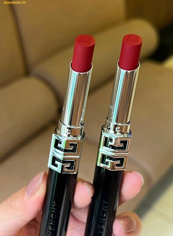 Son Givenchy Le Rouge Interdit Intense Silk Velvet Matte Lipstick – R37 Đỏ Rượu
