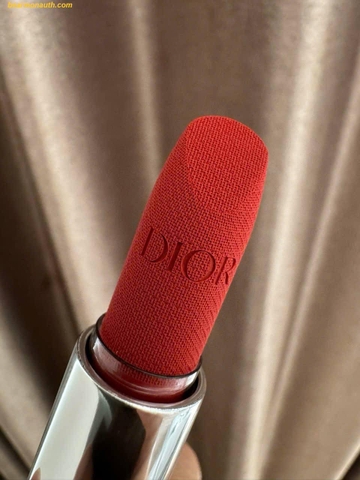 Son Dior Velvet 840 Nude Touch - Màu Đỏ Cam Fullsize Fullbox