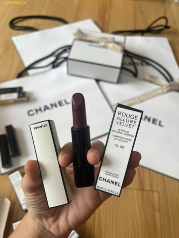 Son Chanel Rouge Allure Velvet Luminous Matte 04:00 - Màu Đỏ Nâu Đất
