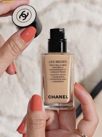Kem Nền Chanel Les Beiges Healthy Glow Foundation Hydration and Longwear - B10 trắng sáng
