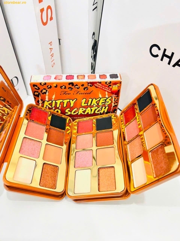 Phấn Mắt 8 Ô Too Faced Kitty Likes To Scratch Mini Eye Shadow Palette - Fullbox