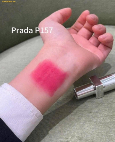 Son Prada Monochrome Soft Matte Lipstick P157 Pourpre Màu Hồng Đào