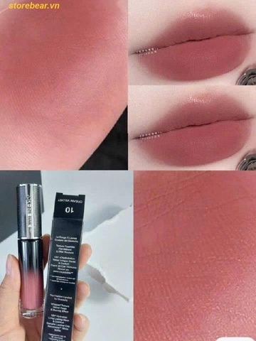 Son Givenchy Le Rouge Interdit Cream Velvet Màu 10 Beige Nu – hồng nude