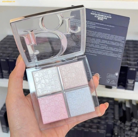 Phấn Mắt Dior Backstage Glow Face Palete Highlight 002 Frosted Opal Glow