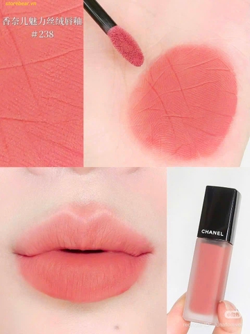 Son Kem CHANEL ROUGE ALLURE INK 238 – Cam đất ngọt ngào Bản Tester