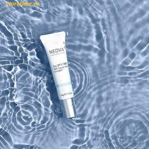 Kem Dưỡng Môi Hỗ Trợ Giảm Thâm, Xoá Nhăn Neova CU3 Lip Repair Copper Peptide Complex 15ml
