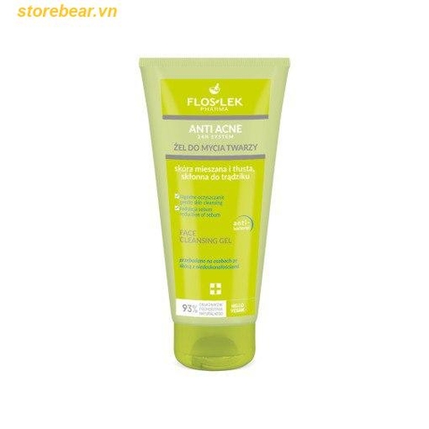 Sữa rửa mặt Floslek Anti Acne Face Cleansing Gel 200ml