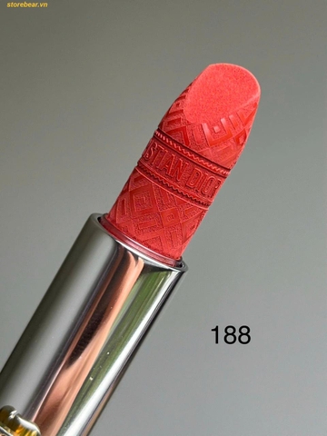 Son Dior Rouge Dior 188 Velvet - Màu Cam Đất Limited Edition Golden Case - Fullbox