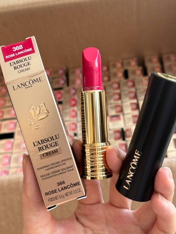 Son Lancôme L'Absolu Rouge Cream 368 - Màu Hoa Hồng Pháp - Cao cấp, mềm mịn, bền màu