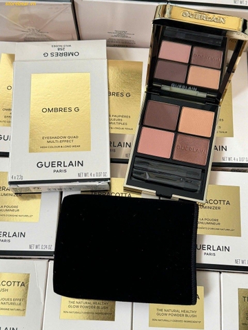 Phấn Mắt Guerlain Ombre G Eyeshadow Quad (Limited Nude Collection) màu 258 - Wild Nudes