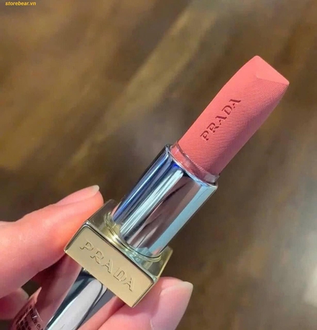 Son Lì Prada Monochrome Hyper Matte Lip B02 Quartz Màu Hồng Đào