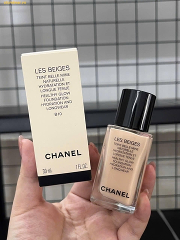 Kem Nền Chanel Les Beiges Healthy Glow Foundation Hydration and Longwear - B10 trắng sáng