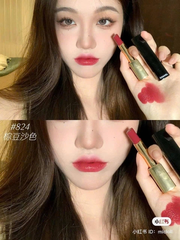 Son Chanel Rouge Allure 824 Màu Rose Invincible