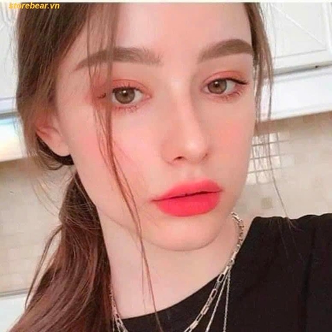 Son CHANEL Rouge Allure Velvet 43 La Favorite Màu Hồng Cam