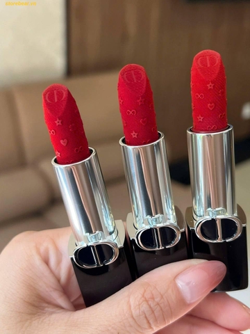 Son Dior Rouge Velvet Limited Edition New Years 2026 Dior 808 - Đỏ Thuần