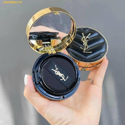 Phấn Nước Cushion YSL Le Cushion Encre de Peau Luminous Matte - Vỏ Da Đen Tone 20